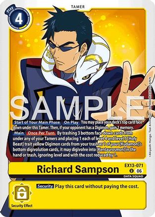 Richard Sampson (EX13-071) - [Chivalrous XIII]
