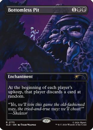 Bottomless Pit (2775)  [Foil]  (SLD-2775) - [Secret Lair Drop Series]