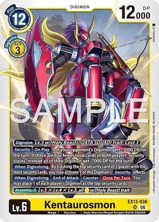 Kentaurosmon (EX13-036) - [Chivalrous XIII] Foil