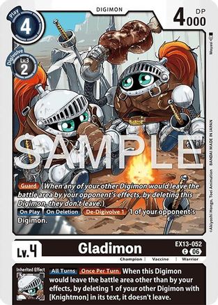 Gladimon (EX13-052) - [Chivalrous XIII]