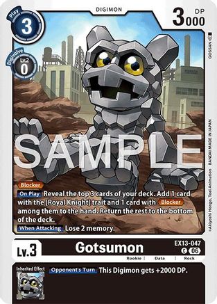 Gotsumon (EX13-047) - [Chivalrous XIII]