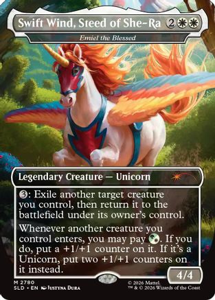 Swift Wind, Steed of She-Ra - Emiel the Blessed  [Foil]  (SLD-2780) - [Secret Lair Drop Series]