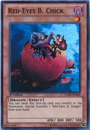 Red-Eyes B. Chick [LCJW-EN038] Super Rare - Trinity Hobby