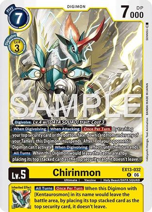 Chirinmon (EX13-032) - [Chivalrous XIII] Foil