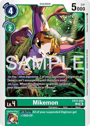 Mikemon (EX13-040) - [Chivalrous XIII]