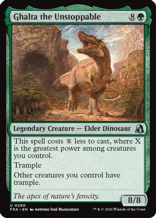 Ghalta the Unstoppable  [Foil]  (FRA-260) - [Reality Fracture]