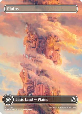 Plains (Borderless) (0383)  [Foil]  (FRA-383) - [Reality Fracture]