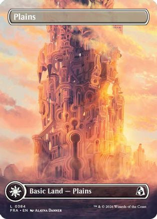 Plains (Borderless) (0384)  [Foil]  (FRA-384) - [Reality Fracture]