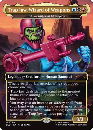 Trap Jaw, Wizard of Weapons - Tetsuo, Imperial Champion  [Foil]  (SLD-2789) - [Secret Lair Drop Series]