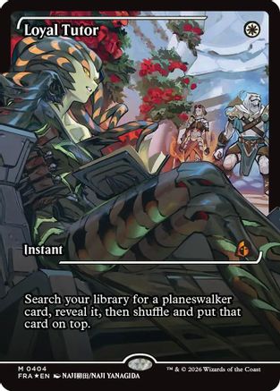 Loyal Tutor (Showcase)  [Foil]  (FRA-404) - [Reality Fracture]