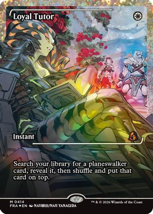 Loyal Tutor (Showcase) (Fracture Foil)  [Foil]  (FRA-414) - [Reality Fracture]