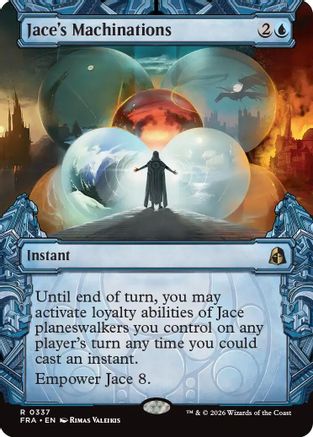 Jace's Machinations (Showcase)  [Foil]  (FRA-337) - [Reality Fracture]