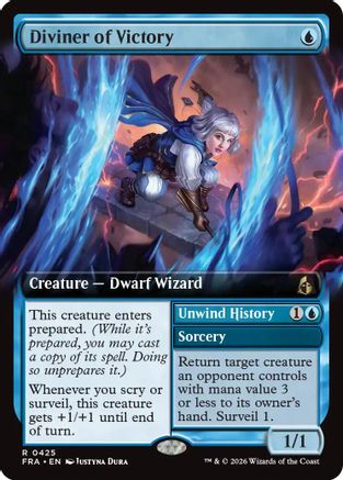 Diviner of Victory (Extended)  [Foil]  (FRA-425) - [Reality Fracture]