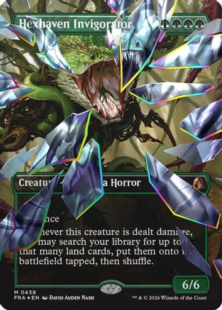 Hexhaven Invigorator (Borderless) (Facet Foil)  [Foil]  (FRA-458) - [Reality Fracture]