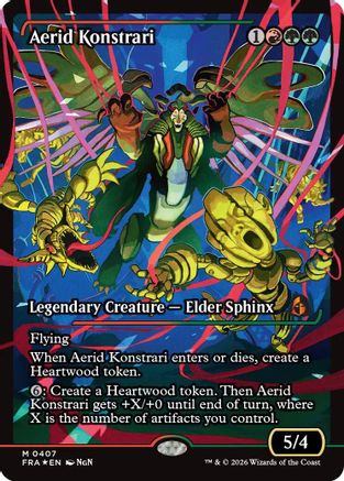 Aerid Konstrari (Showcase) (0407)  [Foil]  (FRA-407) - [Reality Fracture]