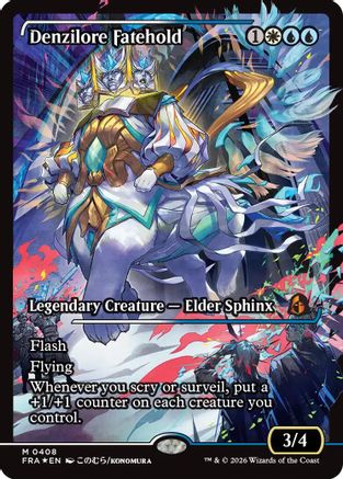 Denzilore Fatehold (Showcase) (0408)  [Foil]  (FRA-408) - [Reality Fracture]