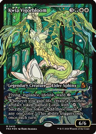 Kwia Vigorbloom (Showcase) (0410)  [Foil]  (FRA-410) - [Reality Fracture]