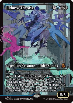 Uldaros Theorix (Showcase) (0411)  [Foil]  (FRA-411) - [Reality Fracture]
