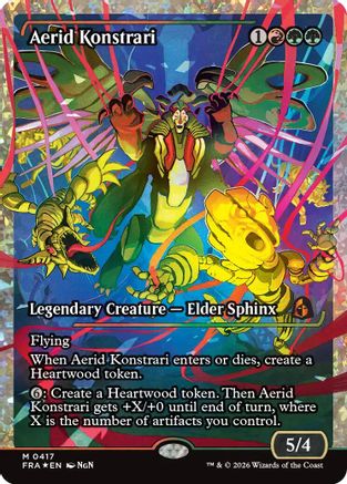 Aerid Konstrari (Showcase) (Fracture Foil) (0417)  [Foil]  (FRA-417) - [Reality Fracture]