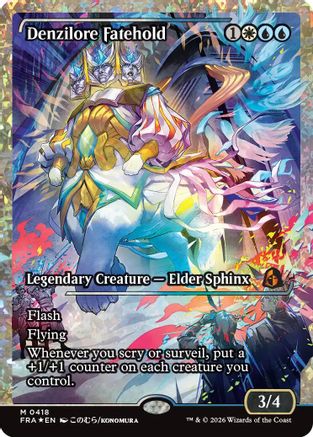 Denzilore Fatehold (Showcase) (Fracture Foil) (0418)  [Foil]  (FRA-418) - [Reality Fracture]