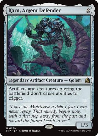 Karn, Argent Defender  (FRA-279) - [Reality Fracture]