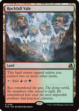 Rockfall Vale  [Foil]  (FRA-186) - [Reality Fracture]