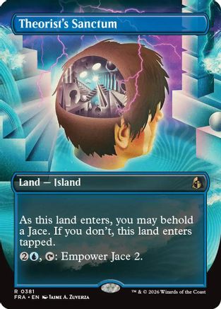Theorist's Sanctum (Borderless)  [Foil]  (FRA-381) - [Reality Fracture]