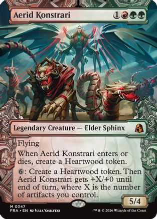 Aerid Konstrari (Showcase) (0347)  [Foil]  (FRA-347) - [Reality Fracture]