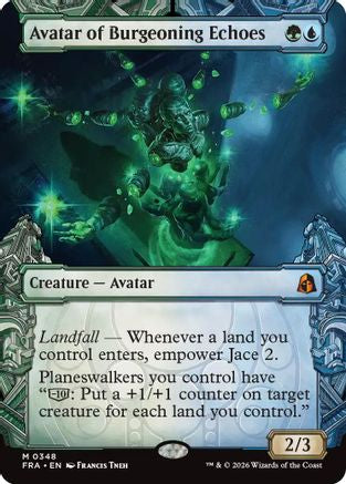 Avatar of Burgeoning Echoes (Showcase) (0348)  [Foil]  (FRA-348) - [Reality Fracture]