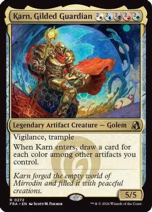 Karn, Gilded Guardian  (FRA-272) - [Reality Fracture]