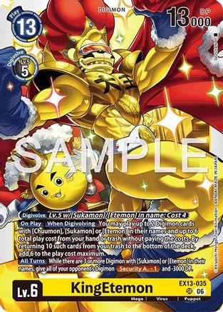 KingEtemon (EX13-035) - [Chivalrous XIII] Foil