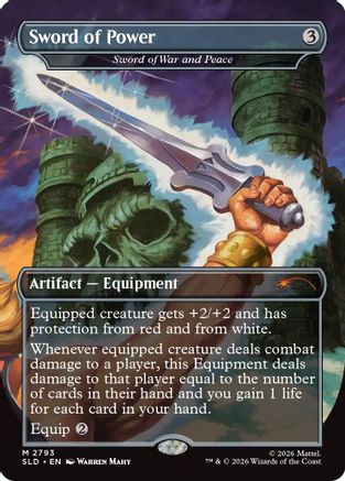 Sword of Power - Sword of War and Peace  (SLD-2793) - [Secret Lair Drop Series]