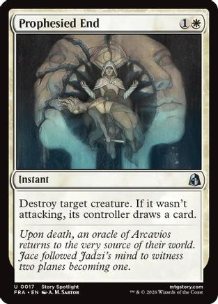 Prophesied End  [Foil]  (FRA-017) - [Reality Fracture]