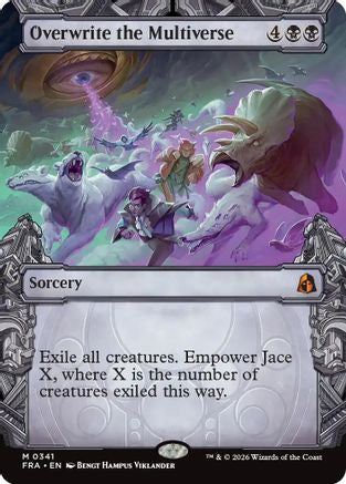 Overwrite the Multiverse (Showcase)  [Foil]  (FRA-341) - [Reality Fracture]