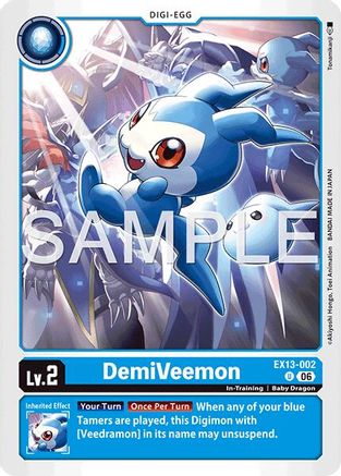 DemiVeemon (EX13-002) - [Chivalrous XIII]