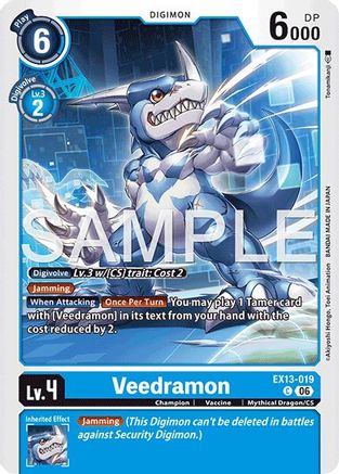 Veedramon (EX13-019) - [Chivalrous XIII]