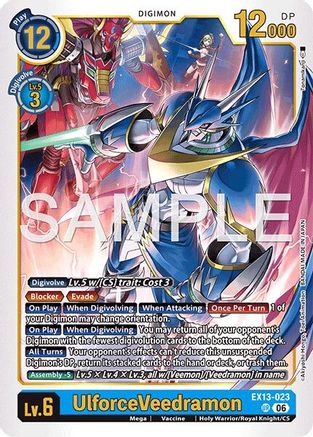UlforceVeedramon (EX13-023) - [Chivalrous XIII] Foil