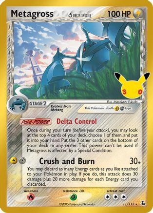 Metagross (Delta Species) - (011) Holofoil [ME 30th Celebration Classic Collection]