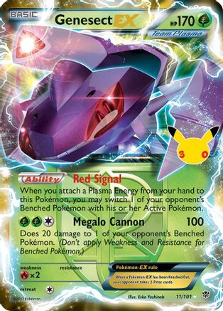 Genesect EX (Team Plasma) - (011) Holofoil [ME 30th Celebration Classic Collection]
