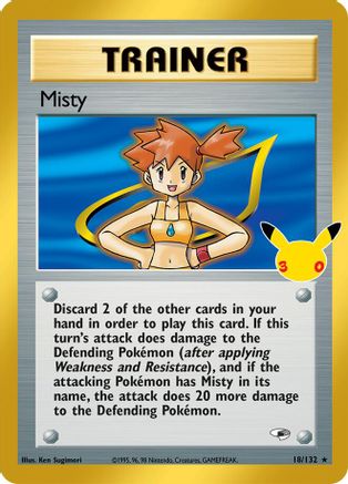 Misty - (018) Holofoil [ME 30th Celebration Classic Collection]