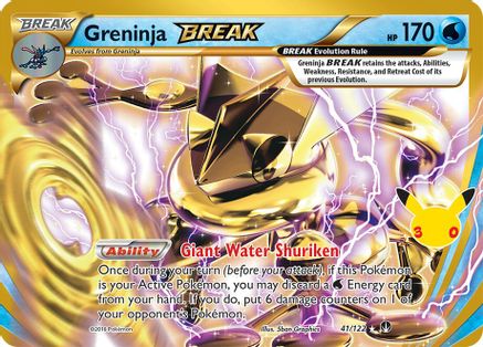 Greninja BREAK - (041) Holofoil [ME 30th Celebration Classic Collection]
