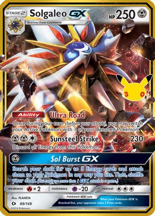 Solgaleo GX - (089) Holofoil [ME 30th Celebration Classic Collection]