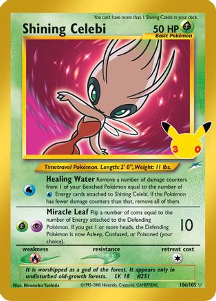 Shining Celebi - (106) Holofoil [ME 30th Celebration Classic Collection]