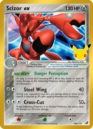 Scizor EX - (108) Holofoil [ME 30th Celebration Classic Collection]