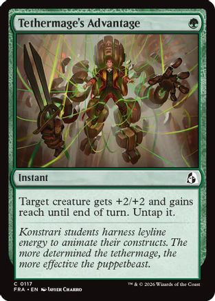 Tethermage's Advantage  [Foil]  (FRA-117) - [Reality Fracture]