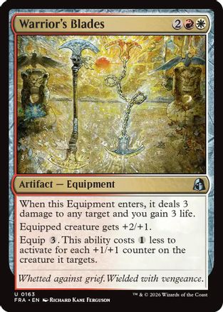 Warrior's Blades  (FRA-163) - [Reality Fracture]