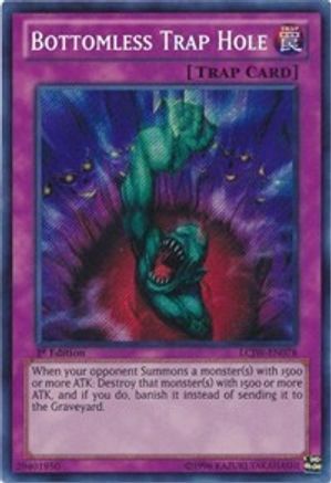 Bottomless Trap Hole [LCJW-EN078] Secret Rare - Trinity Hobby