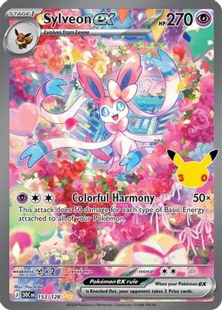 Sylveon EX - (153/128) Holofoil [ME 30th Celebration]