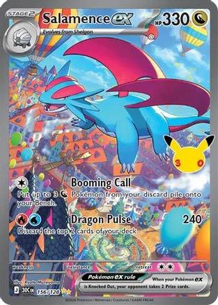 Salamence EX - (156/128) Holofoil [ME 30th Celebration]