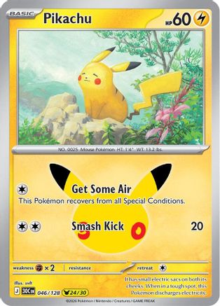 Pikachu - (046/128) Holofoil [ME 30th Celebration]